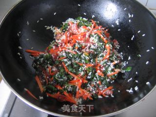 腊肠菜饭的做法步骤：2