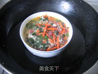 腊肠菜饭的做法步骤：2
