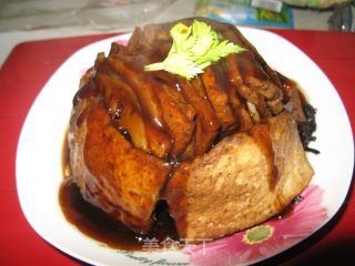 素·梅干菜扣肉的做法步骤：2