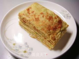蛋香芹菜煎饼的做法步骤：4
