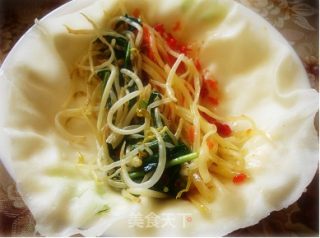 水烙馍卷菜的做法步骤：2