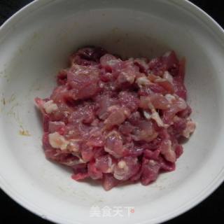 豆干炒肉粒的做法步骤：2