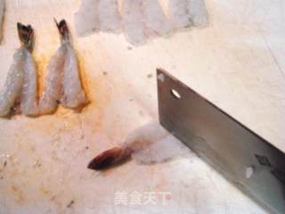 家庭精美菜肴制作“琵琶大虾”的做法步骤：4