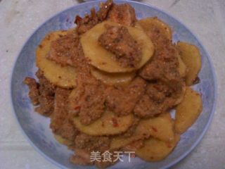 【老桃七厨房】粉蒸肉的做法步骤：3