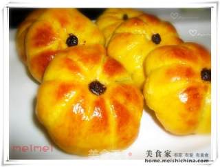 晒晒我的礼物~搅拌器@@可爱南瓜面包的做法步骤：8