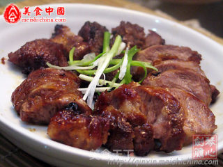 蒜香烤猪面肉的做法步骤：3