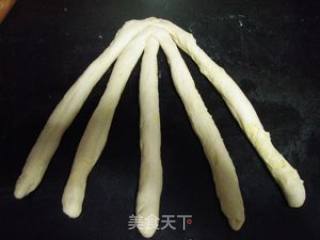 汤种椰蓉核桃面包（五股辫的方法）的做法步骤：5