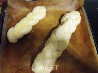 汤种椰蓉核桃面包（五股辫的方法）的做法步骤：5
