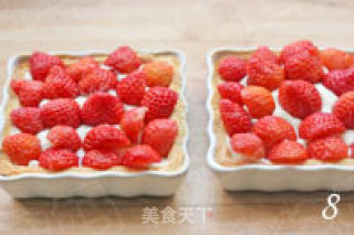 勇于表达的爱蛋奶草莓派的做法步骤：2