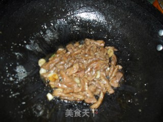 肉丝炒白菜海带——春季减肥菜的做法步骤：2