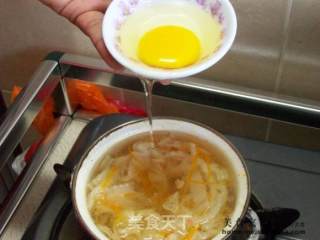 包菜蛋花汤的做法步骤：4