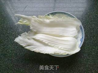 【虾米大白菜梗】的做法步骤：4