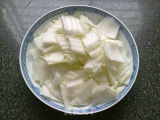 【虾米大白菜梗】的做法步骤：4
