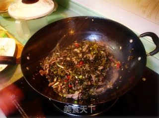 雪菜肉丝的做法步骤：2