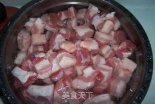 红烧肉炖腐竹的做法步骤：4