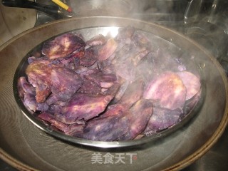 紫薯饼的做法步骤：2