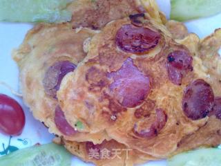 鸡蛋小饼的做法步骤：2