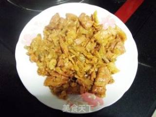 榨菜肉丝面包的做法步骤：4