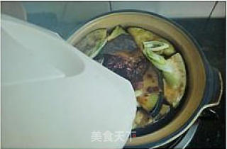 腊肠茄子煲的做法步骤：2