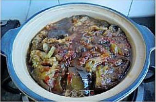 腊肠茄子煲的做法步骤：2