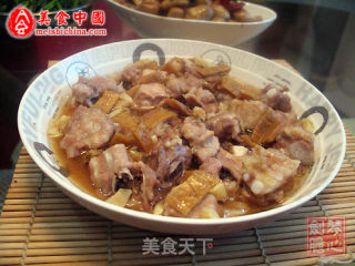 黄瓜干蒸排骨的做法步骤：2