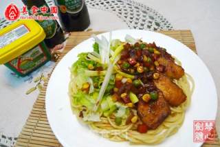 【炸酱面：我家新味道】-鳕鱼炸酱意大利面的做法步骤：7