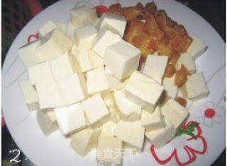 芥菜咸蛋黄豆腐汤的做法步骤：3