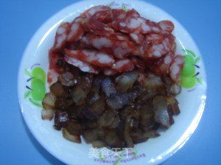 荷兰豆炒腊肉的做法步骤：3