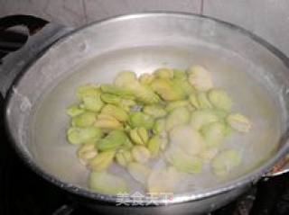 去除油水-----豆瓣咸菜汤的做法步骤：3