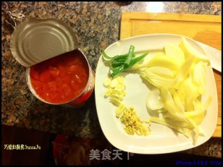 美味的番茄炖牛腩的做法步骤：2