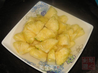 菠萝生炒鸡的做法步骤：4