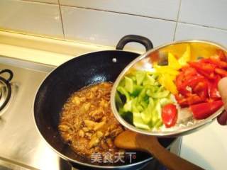 私家菜“干炒豉椒香辣仔鸡”的做法步骤：7