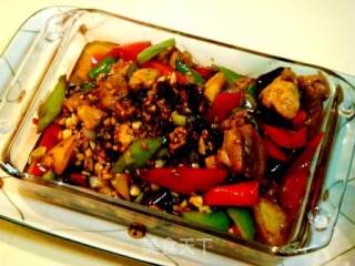 私家菜“干炒豉椒香辣仔鸡”的做法步骤：7
