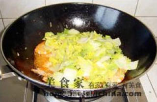 春虾烧白菜的做法步骤：3