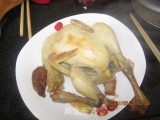 香橙盐焗鸡的做法步骤：2