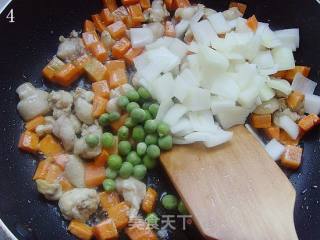 咖喱鸡饭的做法步骤：2