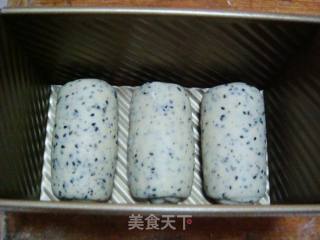 奶香黑芝麻吐司的做法步骤：2