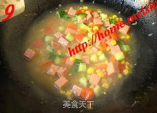 五彩煎豆腐的做法步骤：5