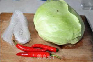 节后清肠小菜--粉丝包菜的做法步骤：2