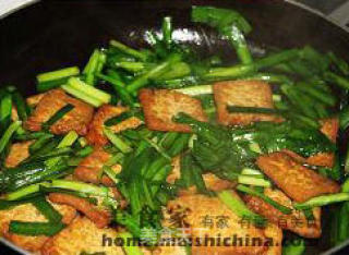 韭香豆腐的做法步骤：4