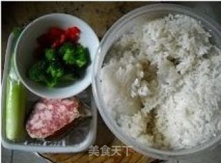 黑椒沙茶饭的做法步骤：3