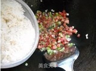 黑椒沙茶饭的做法步骤：3