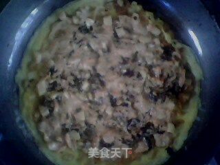 橄榄菜萝卜鸡蛋饼的做法步骤：4