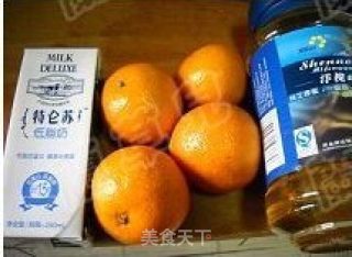 柑茸奶昔的做法步骤：4