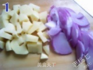 【老桃七厨房】咖喱鸡块饭的做法步骤：2