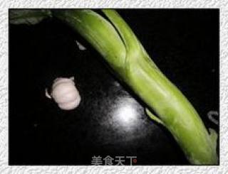 很少吃过的----清炒蒜香笕兰的做法步骤：3