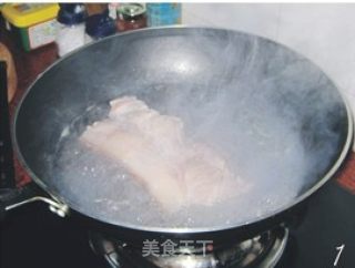 五花肉烧慈姑的做法步骤：3