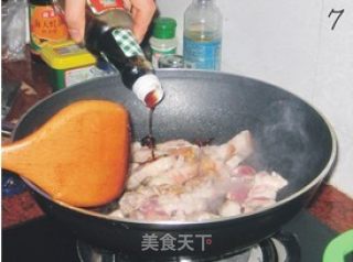 五花肉烧慈姑的做法步骤：3