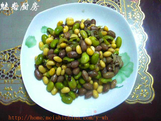 家传的花生豆子咸菜的做法步骤：2