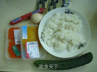 山寨版蟹籽寿司的做法步骤：3